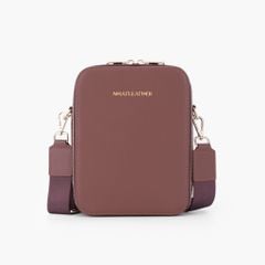Tui da đeo chéo NHATLEATHER - Túi chéo form chữ nhật dáng đứng - NCX-062