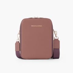 Tui da đeo chéo NHATLEATHER - Túi chéo form chữ nhật dáng đứng - NCX-062