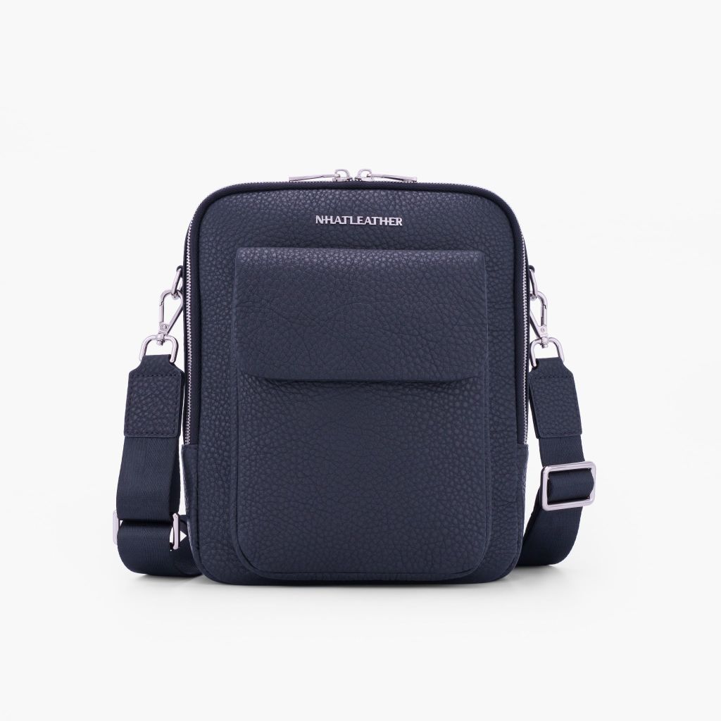 Túi đeo chéo da bò NHATLEATHER - Túi chéo form mềm đựng iPad - NCX-063