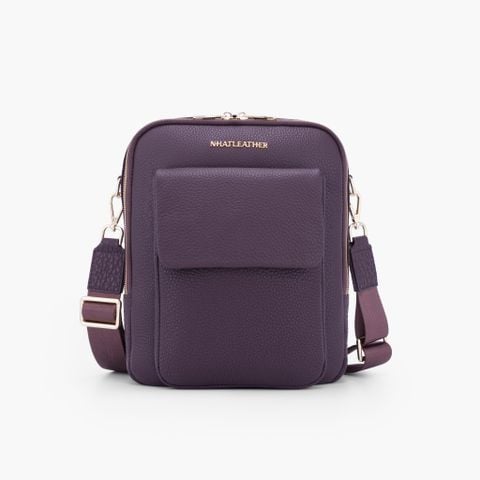 Túi đeo chéo da bò NHATLEATHER - Túi chéo form mềm đựng iPad - NCX-063
