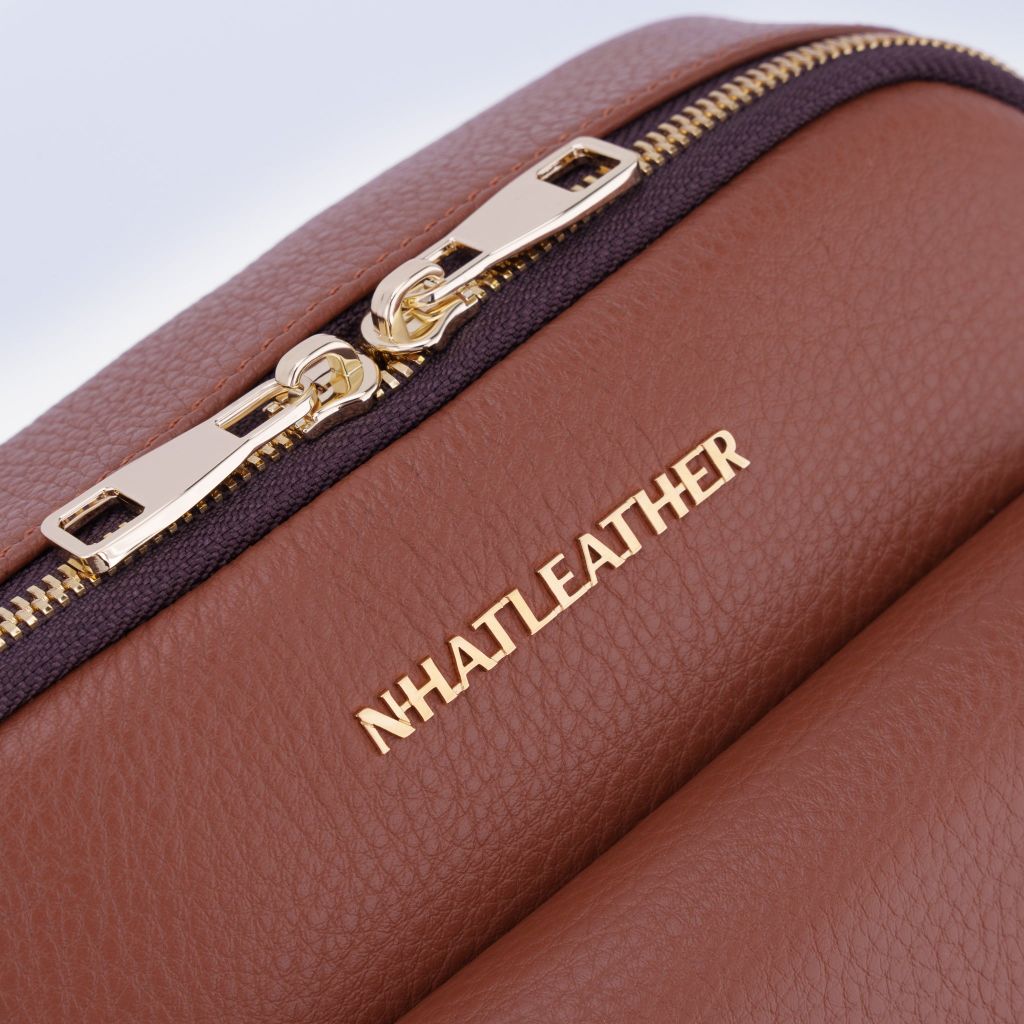 Túi đeo chéo da bò NHATLEATHER - Túi chéo form mềm đựng iPad - NCX-063