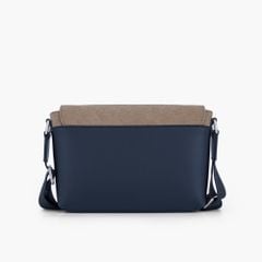 TÚI ĐEO CHÉO VẢI CANVAS PHỐI DA PHONG CÁCH HIỆN ĐẠI NCX-069