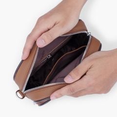 Túi đeo chéo da tiện dụng NHATLEATHER - Túi đeo chéo da bò thật - NCX-075