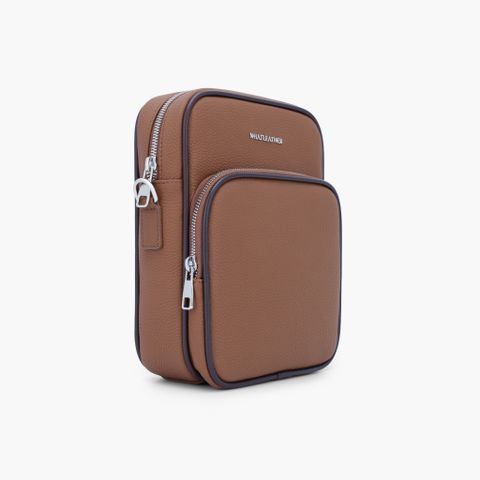 Túi đeo chéo da tiện dụng NHATLEATHER - Túi đeo chéo da bò thật - NCX-075