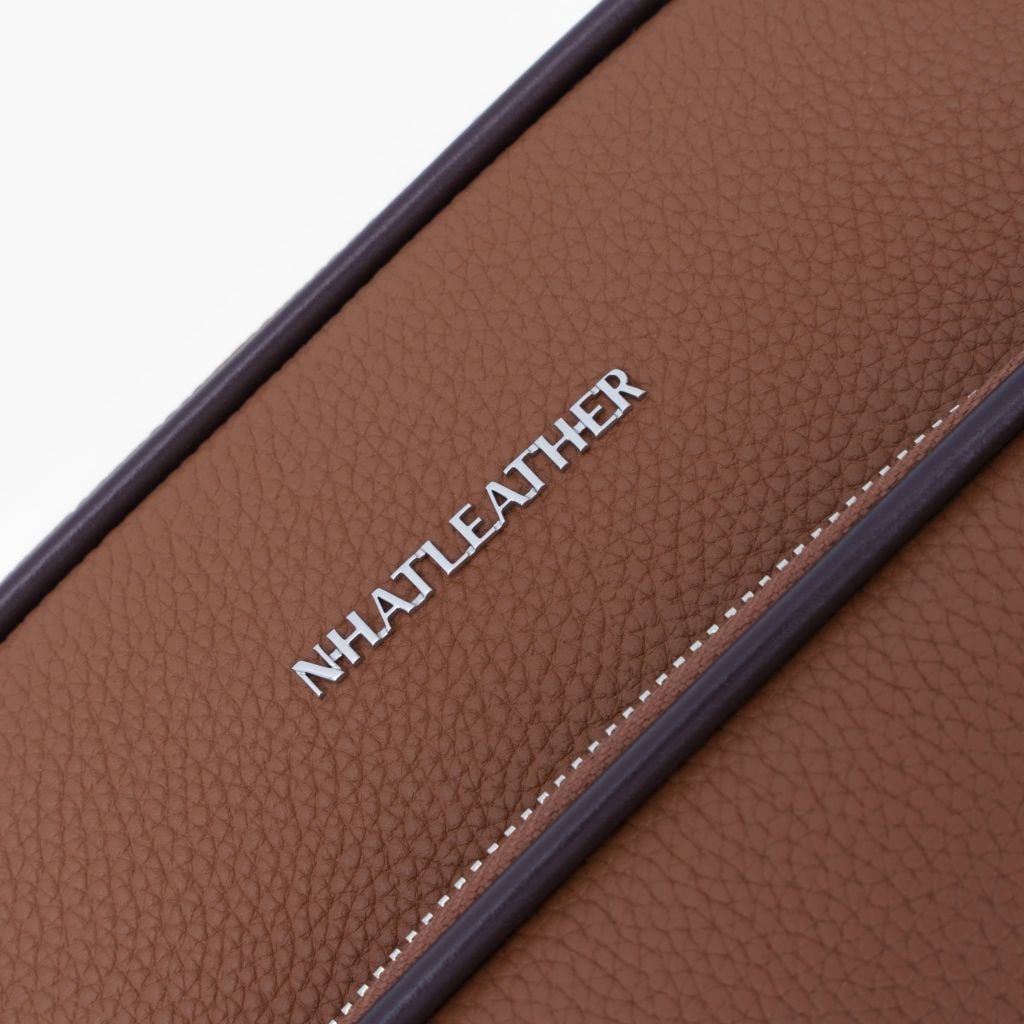 Túi đeo chéo da tiện dụng NHATLEATHER - Túi đeo chéo da bò thật - NCX-075