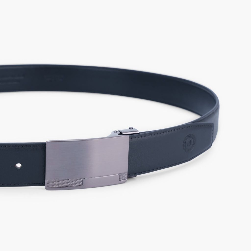 Thắt lưng da khoá cài hiện đại NHATLEATHER - Dây lưng da mặt cài - NDC-077