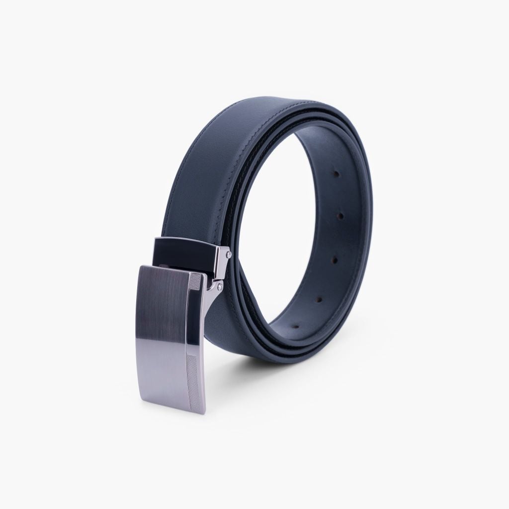 Thắt lưng da khoá cài hiện đại NHATLEATHER - Dây lưng da mặt cài - NDC-077