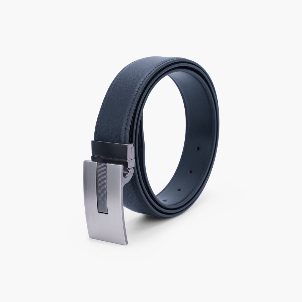 Thắt lưng da khoá cài hiện đại NHATLEATHER - Dây lưng da mặt cài - NDC-077