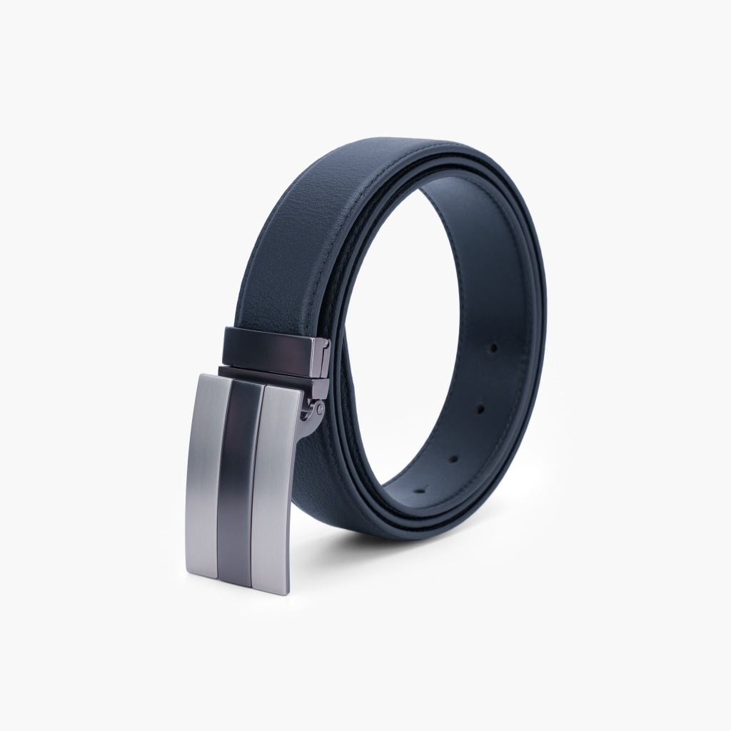Thắt lưng da khoá cài hiện đại NHATLEATHER - Dây lưng da mặt cài - NDC-077