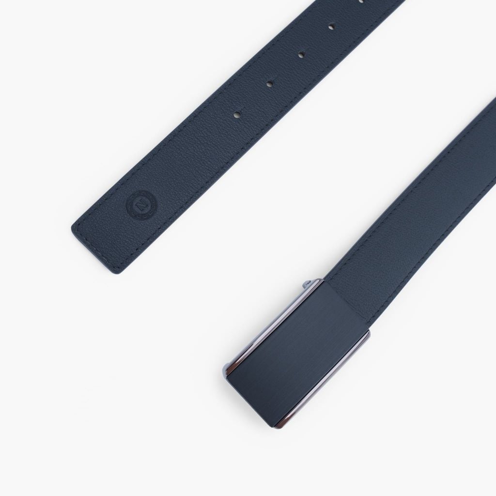 Thắt lưng nam da khoá cài phối sắc gọn gàng bản 33mm, 34mm - NDC-078