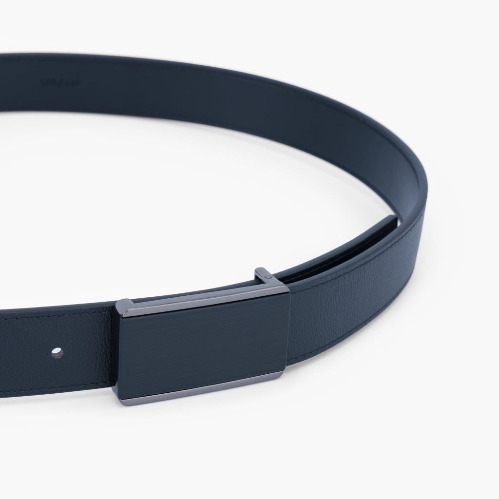 Thắt lưng nam da khoá cài phối sắc gọn gàng bản 33mm, 34mm - NDC-078