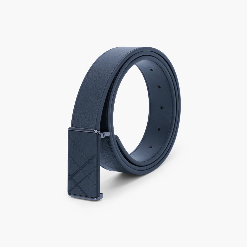 Thắt lưng nam da khoá cài phối sắc gọn gàng bản 33mm, 34mm - NDC-078