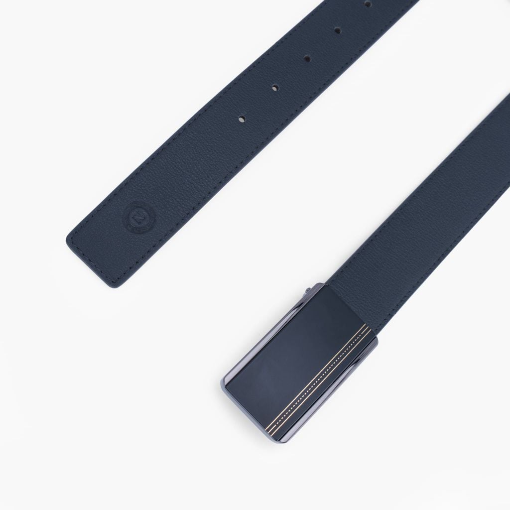 Thắt lưng nam da khoá cài phối sắc gọn gàng bản 33mm, 34mm - NDC-078