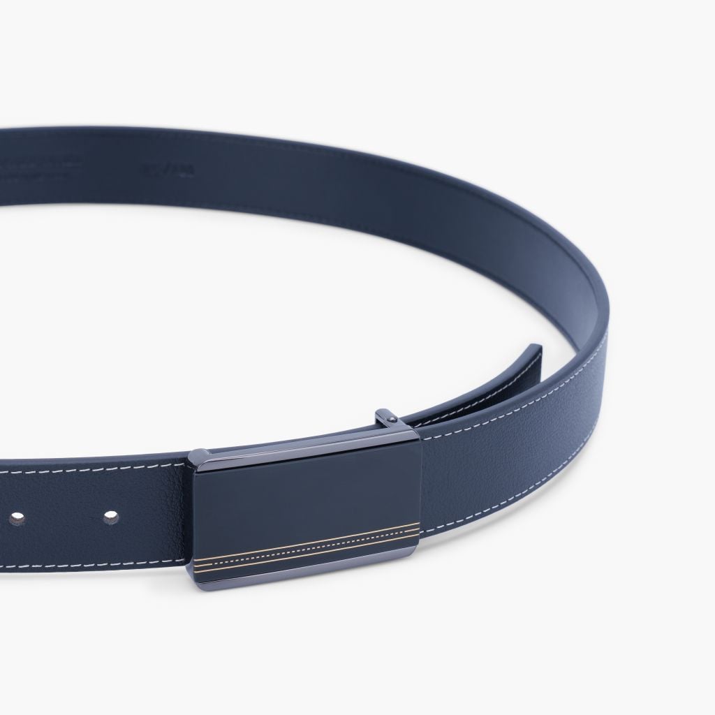 Dây lưng da mặt cài tiện lợi NHATLEATHER - Dây lưng giấu dây NDC-078