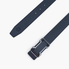 Thắt lưng nam da khoá cài mặt đường nét kiến trúc bản 33mm, 34mm - NDC-079