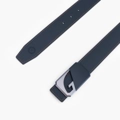 Thắt lưng nam da khoá cài mặt đường nét kiến trúc bản 33mm, 34mm - NDC-079