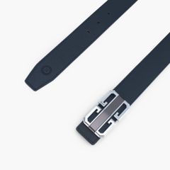 Thắt lưng nam da khoá cài mặt đường nét kiến trúc bản 33mm, 34mm - NDC-079