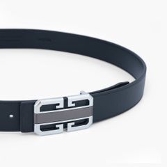 Thắt lưng nam da khoá cài mặt đường nét kiến trúc bản 33mm, 34mm - NDC-079