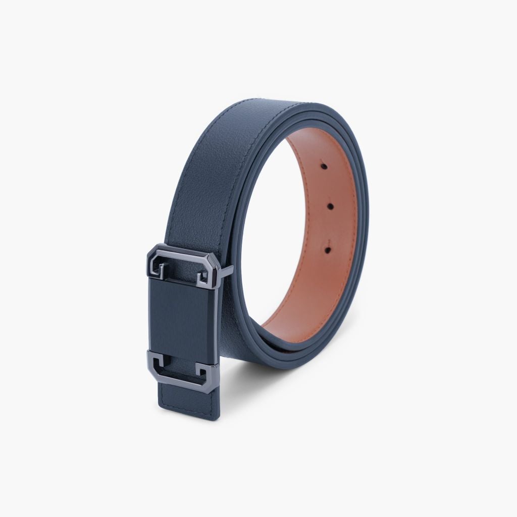 Thắt lưng da khoá cài NHATLEATHER - Dây lưng da mặt cài tiện dụng - NDC-079