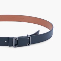 Thắt lưng nam da khoá cài mặt đường nét kiến trúc bản 33mm, 34mm - NDC-079