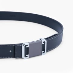 Thắt lưng nam da khoá cài mặt đường nét kiến trúc bản 33mm, 34mm - NDC-079
