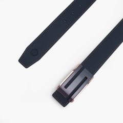 Thắt lưng nam da khoá cài mặt đường nét kiến trúc bản 33mm, 34mm - NDC-079