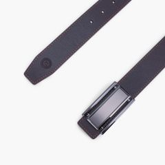 Thắt lưng nam da khoá cài mặt đường nét kiến trúc bản 33mm, 34mm - NDC-079