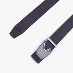 Thắt lưng nam da khoá cài mặt đường nét kiến trúc bản 33mm, 34mm - NDC-079