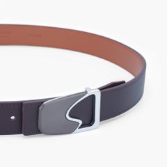 Thắt lưng nam da khoá cài mặt đường nét kiến trúc bản 33mm, 34mm - NDC-079