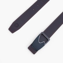 Thắt lưng nam da khoá cài mặt đường nét kiến trúc bản 33mm, 34mm - NDC-079