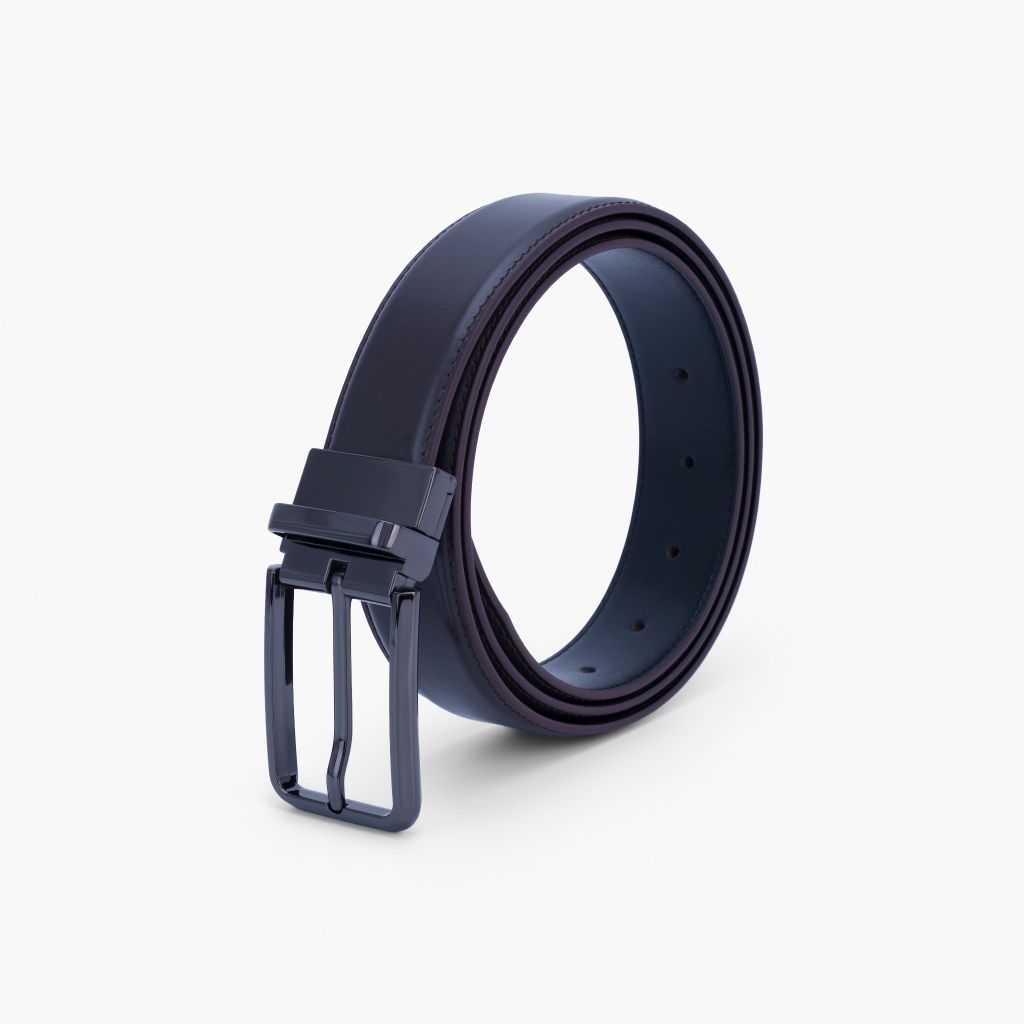 Thắt lưng da khoá kim - Thắt lưng mặt kim chất liệu da thật - NDK-082