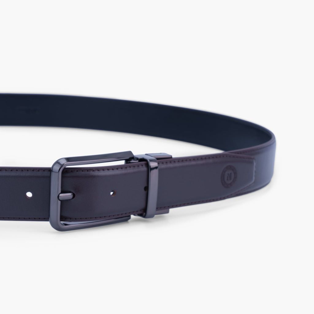 Thắt lưng nam khóa kim dáng bo bản 33mm - NDK-082