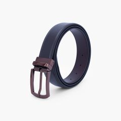 Thắt lưng da khoá kim - Thắt lưng mặt kim chất liệu da thật - NDK-082