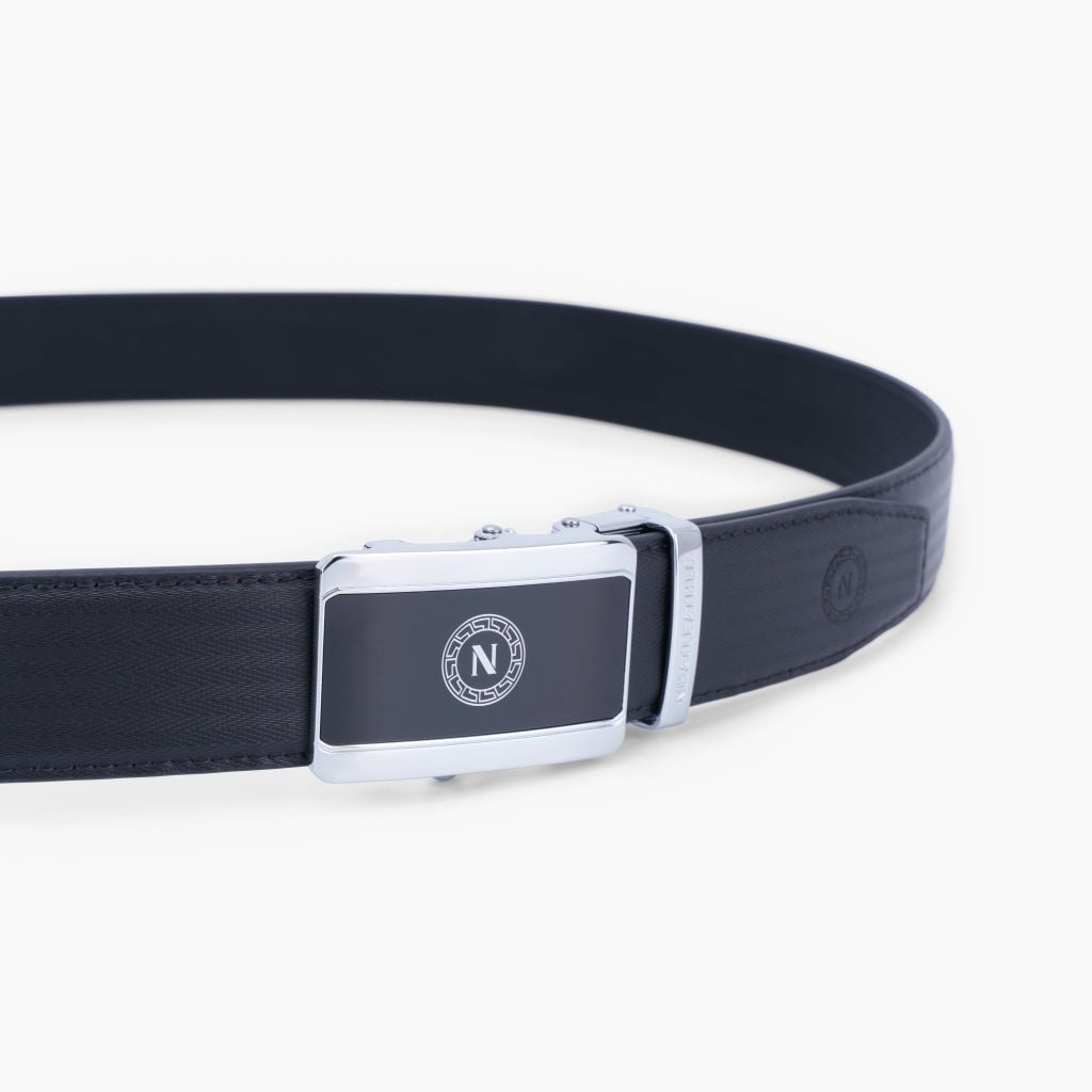 Thắt lưng da nam khoá tự NHATLEATHER - Dây lưng mặt trượt cao cấp - NDT-075