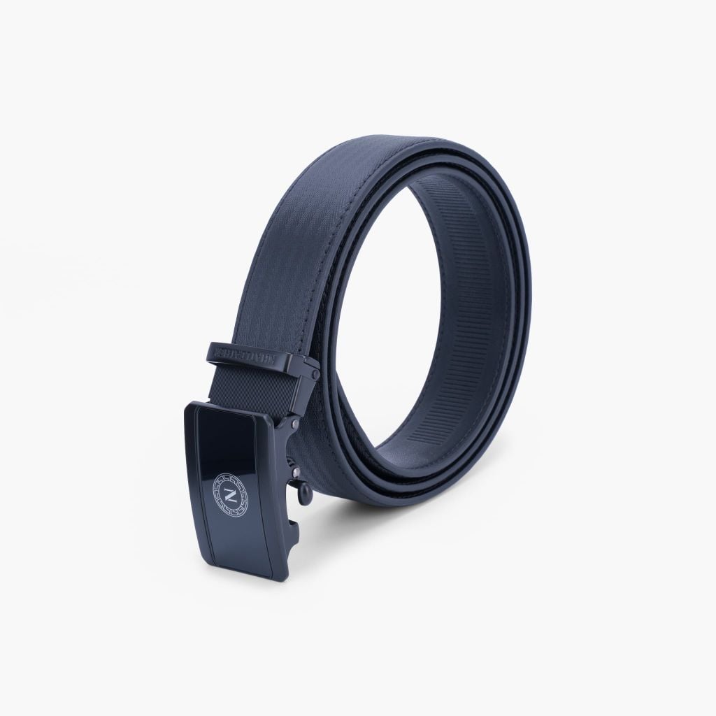 Thắt lưng nam da khóa tự động mặt logo chữ N bản 33mm - NDT-075
