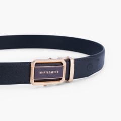 Thắt lưng da nam khoá tự NHATLEATHER - Dây lưng mặt trượt cao cấp - NDT-075