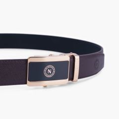 Thắt lưng da nam khoá tự NHATLEATHER - Dây lưng mặt trượt cao cấp - NDT-075