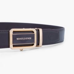 Thắt lưng da nam khoá tự NHATLEATHER - Dây lưng mặt trượt cao cấp - NDT-075