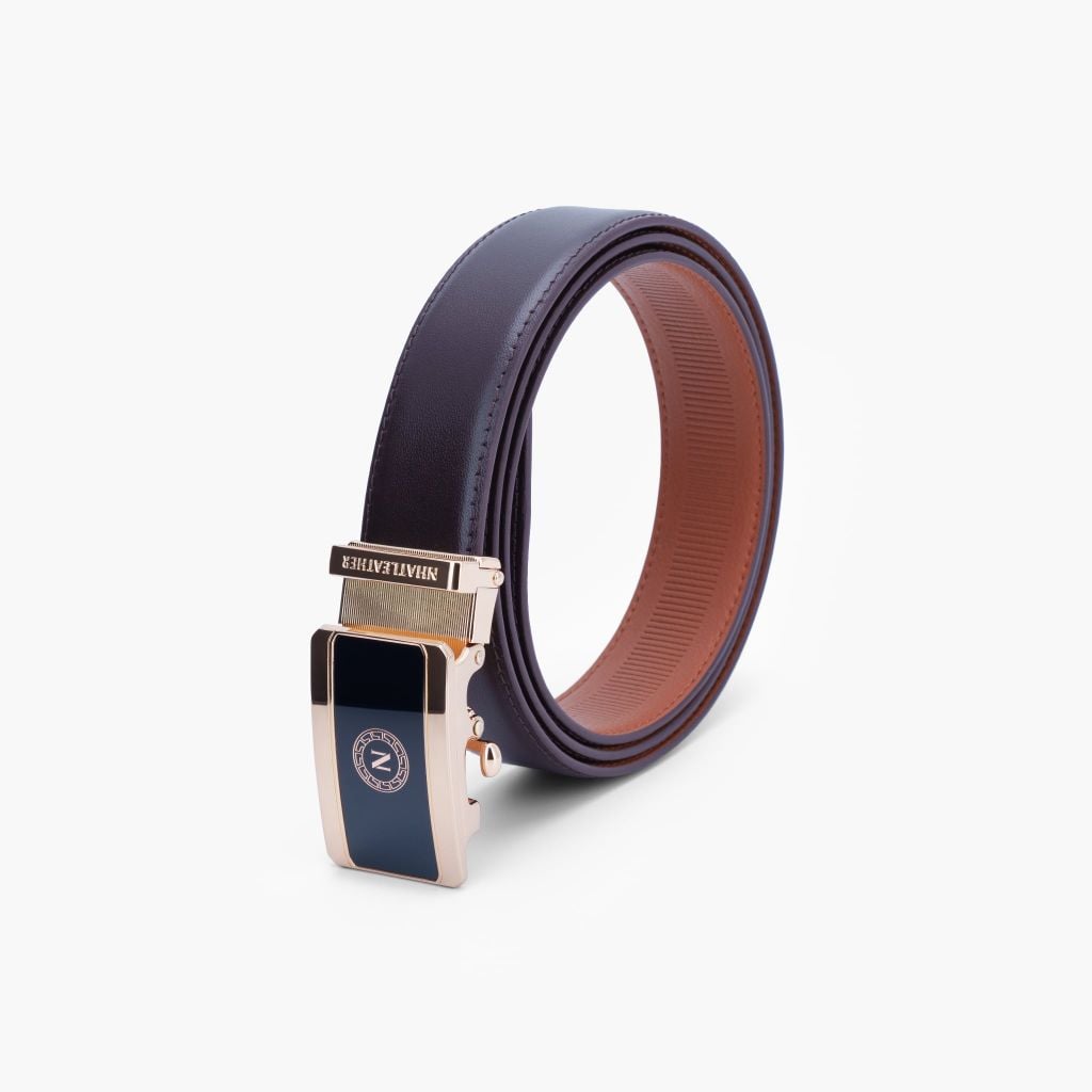 Thắt lưng da nam khoá tự NHATLEATHER - Dây lưng mặt trượt cao cấp - NDT-075