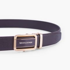 Thắt lưng da nam khoá tự NHATLEATHER - Dây lưng mặt trượt cao cấp - NDT-075