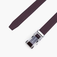 Thắt lưng da nam khoá tự động NHATLEATHER - Dây lưng mặt trượt tự động - NDT-076