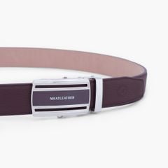 Thắt lưng da nam khoá tự động NHATLEATHER - Dây lưng mặt trượt tự động - NDT-076
