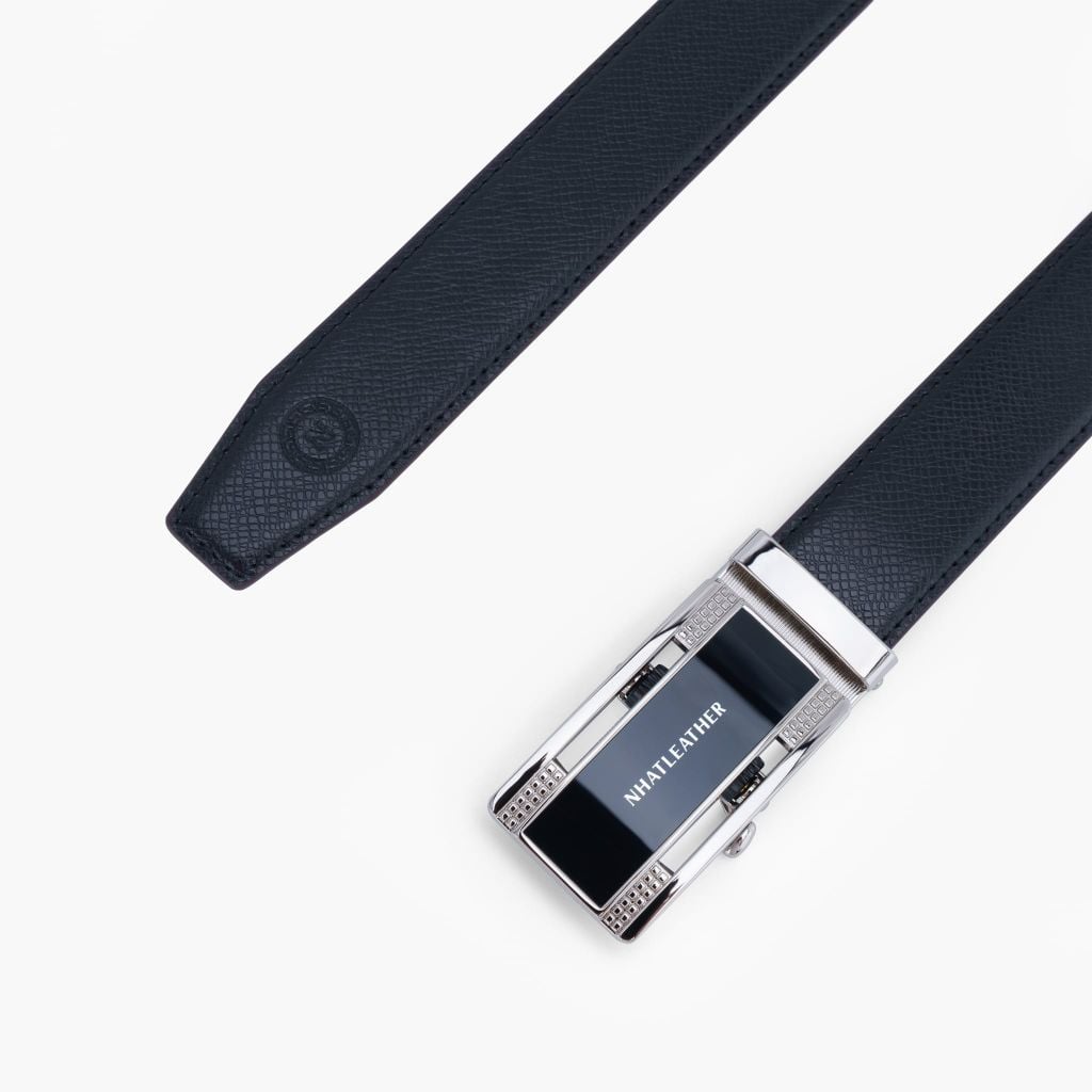 Thắt lưng da khoá tự động mặt trượt mạ chân không IP cao cấp bản 32mm - NDT-080