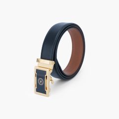 Thắt lưng da khoá tự động mặt trượt mạ chân không IP cao cấp bản 32mm - NDT-080
