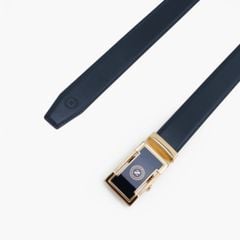 Thắt lưng da khoá tự động mặt trượt mạ chân không IP cao cấp bản 32mm - NDT-080
