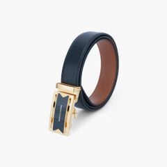 Thắt lưng da khoá tự động mặt trượt mạ chân không IP cao cấp bản 32mm - NDT-080