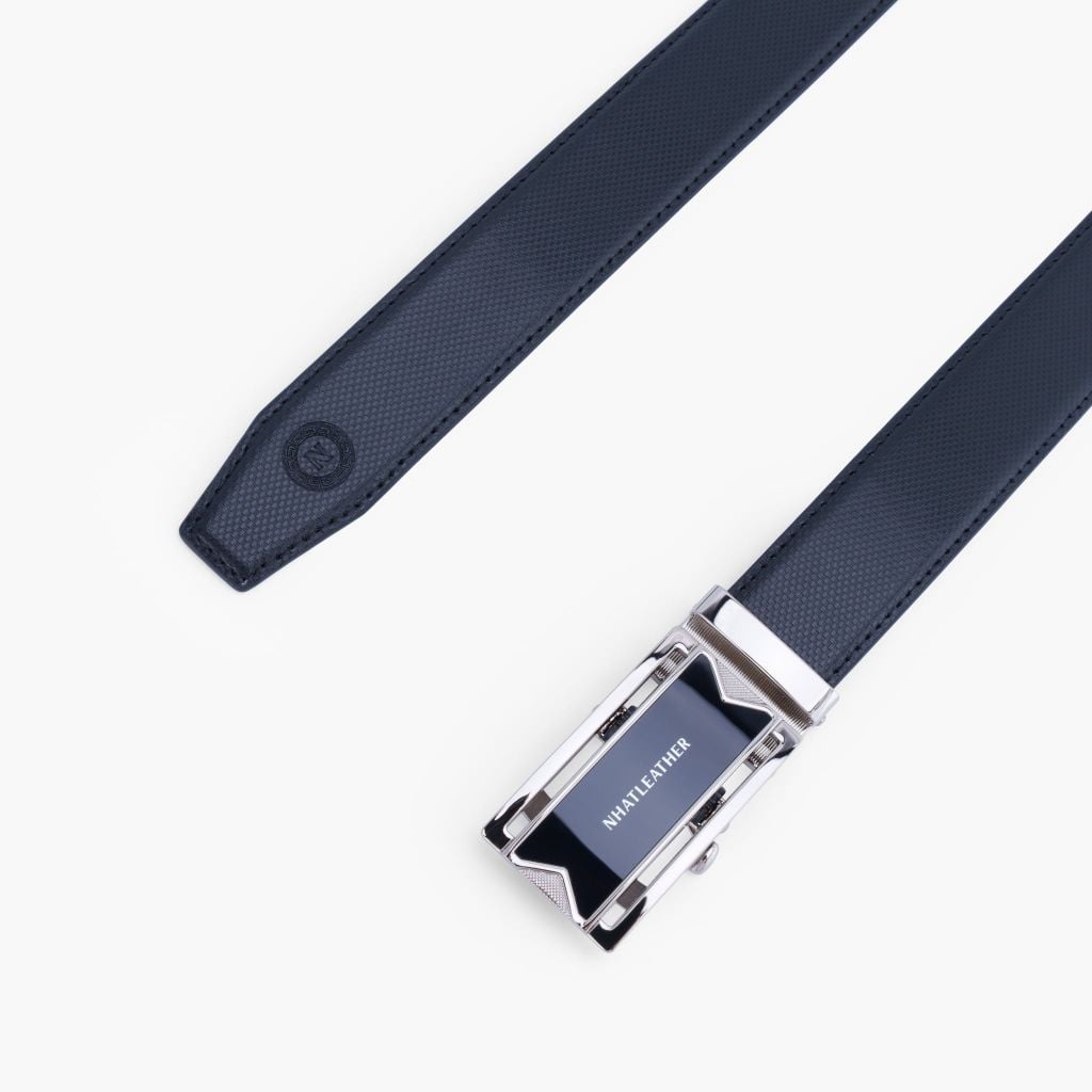 Thắt lưng da khoá tự động mặt trượt mạ chân không IP cao cấp bản 32mm - NDT-080