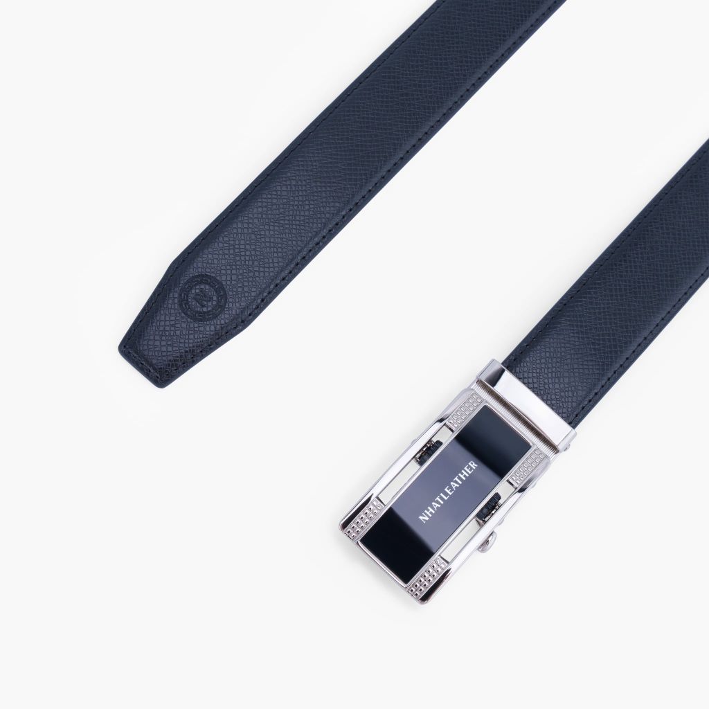 Thắt lưng da khoá tự động mặt trượt mạ chân không IP cao cấp bản 32mm - NDT-080