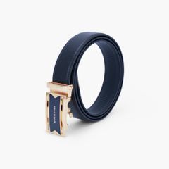 Thắt lưng da khoá tự động mặt trượt mạ chân không IP cao cấp bản 32mm - NDT-080