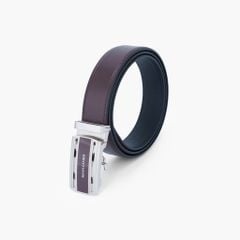 Thắt lưng da khoá tự động mặt trượt mạ chân không IP cao cấp bản 32mm - NDT-080